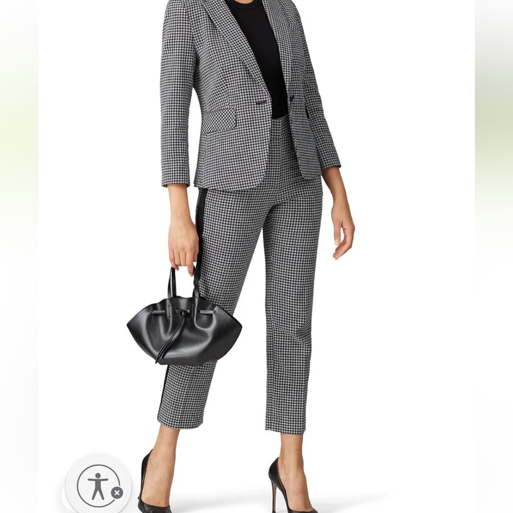 Veronica Beard Gemini Gingham Pants